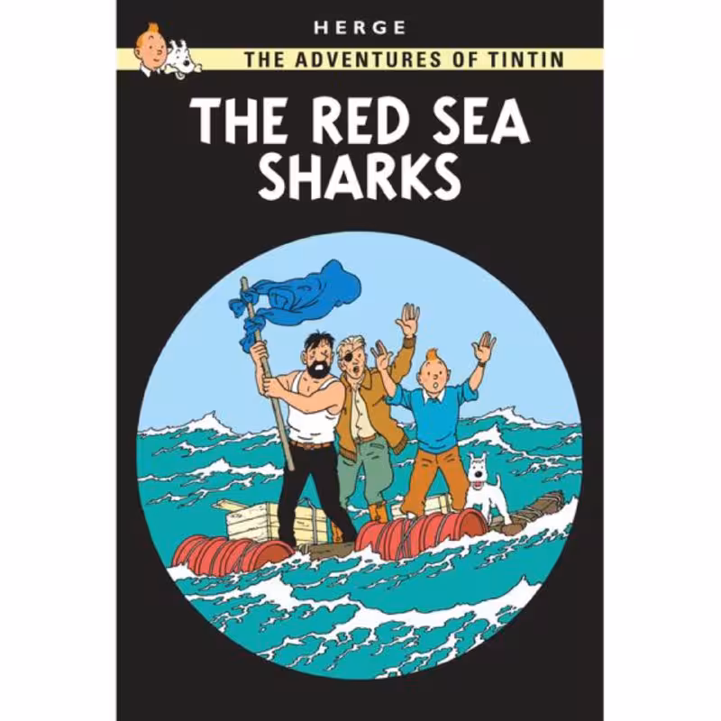 کتاب ماجراهای تن تن The Adventures of TinTin The Red Sea Sharks