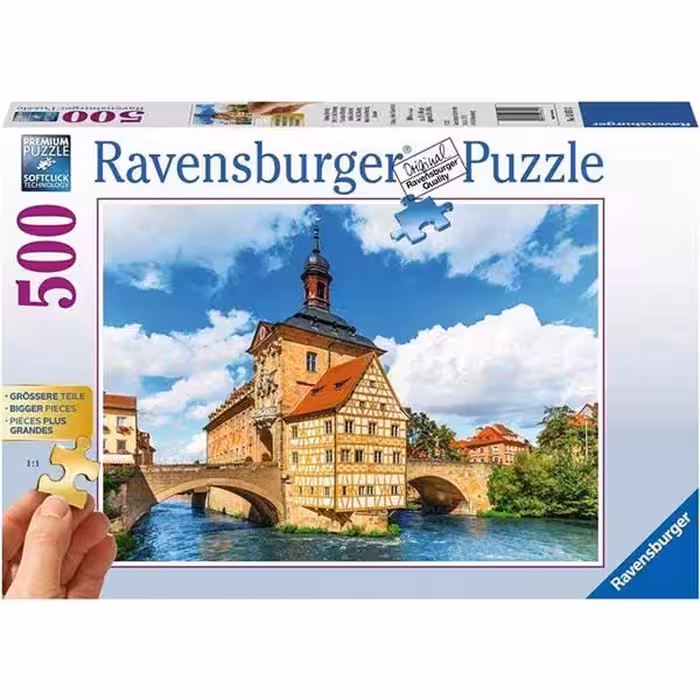 پازل 500 قطعه Ravensburger طرح راتهاوس بامبرگ