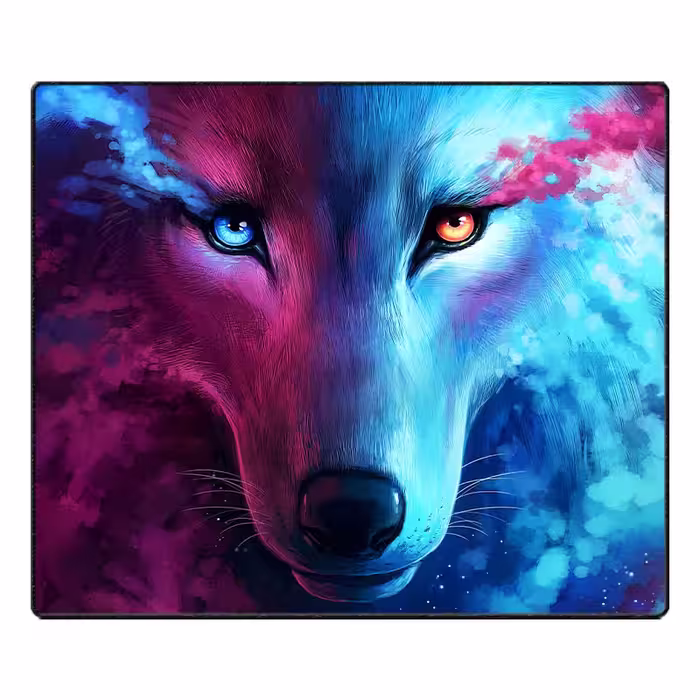 ماوس پد گیمینگ طرح WOLF