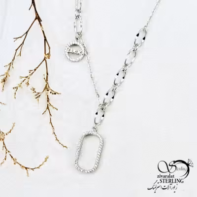 گردنبند کلاسیک با نقره ایتالیا کد 11973