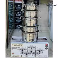 سرویس قابلمه 10 پارچه استیل لکسیکال مدل SCC-80710-28S