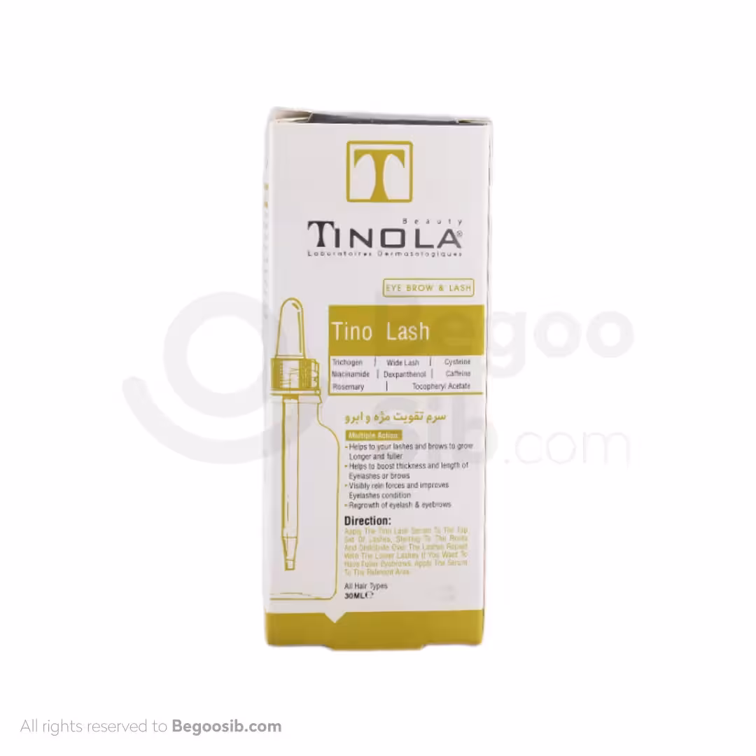 سرم تقویت مژه و ابرو تینولا 30 میلی لیتری