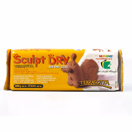خمیر مجسمه سازی مانگیو آجری مدل خمیر مدلسازی هوا خشک مونگیو