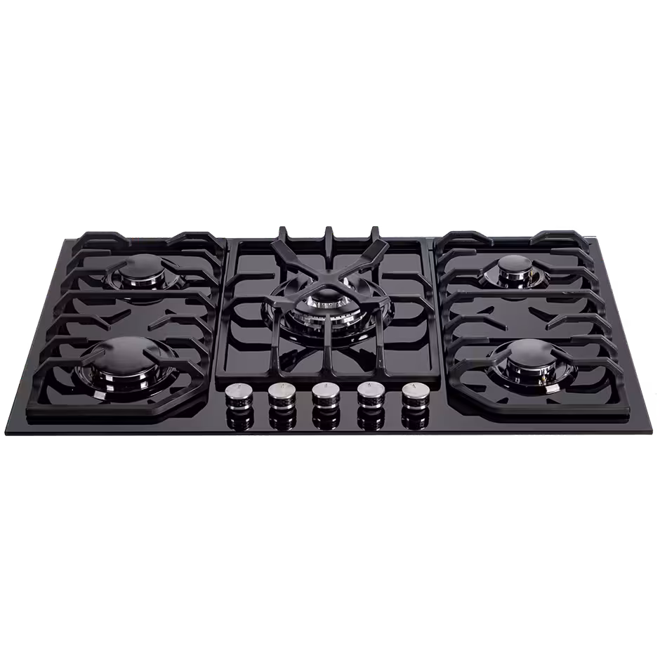 اجاق گاز شیشه ای درسا مدل هامون 5 شعله