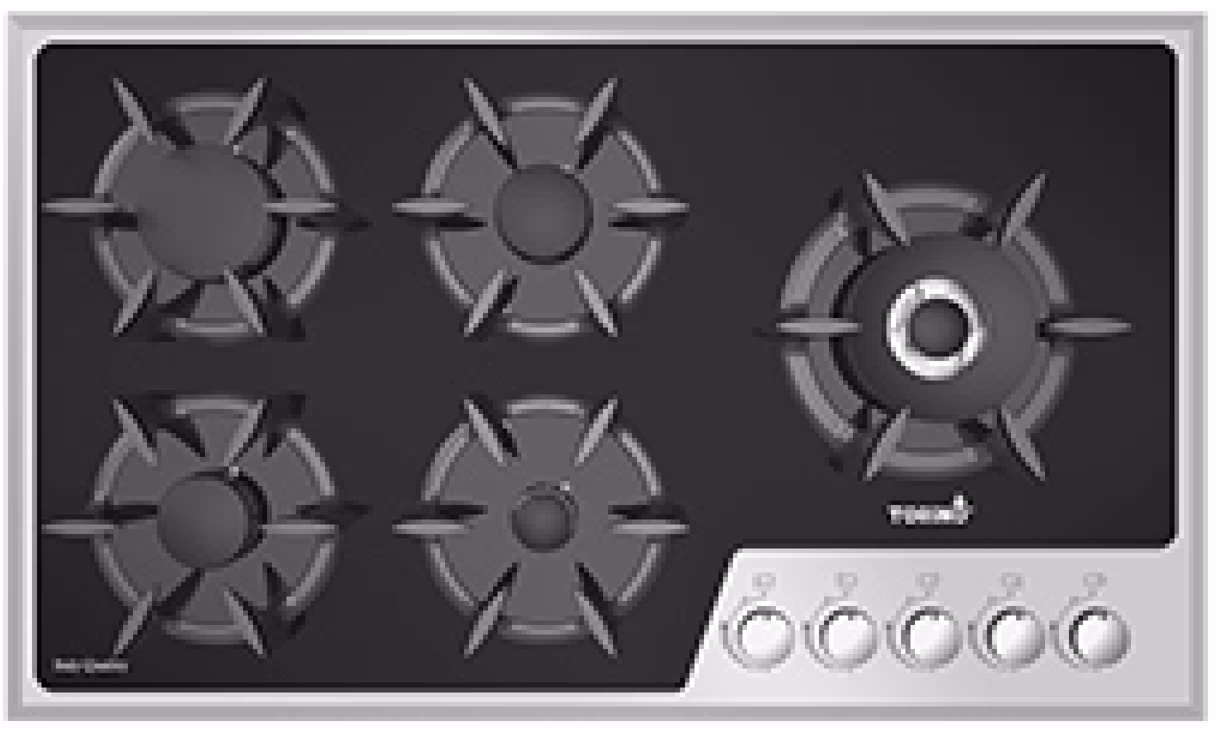 اجاق گاز صفحه ای تورینو پلاس کد TG 530ME