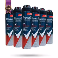 6 عدد اسپری دئودورانت ضد تعریق مردانه رکسونا Rexona مدل آنتی باکتریال اینویزیبل Antibacterial Invisible حجم 200 میلی لیتر (اورجینال)