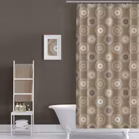 پرده حمام دلفین مدل EV-4643 سایز 180×200 سانتی متر