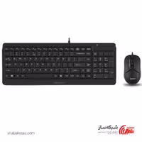 قیمت و خرید کیبورد و ماوس ای فورتک باسیم A4TECH F1512 - شبکه ساز