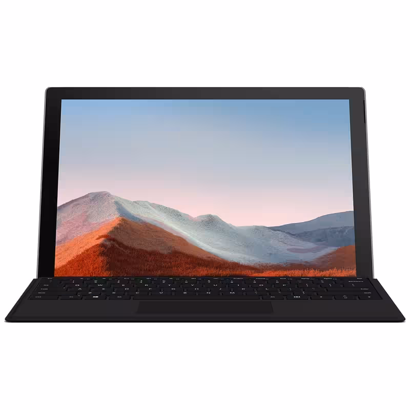 تبلت مایکروسافت مدل Surface Pro 7 Plus LTE-i5 ظرفیت 256 گیگابایت و 8 گیگابایت رم به همراه کیبورد Black Type Cover