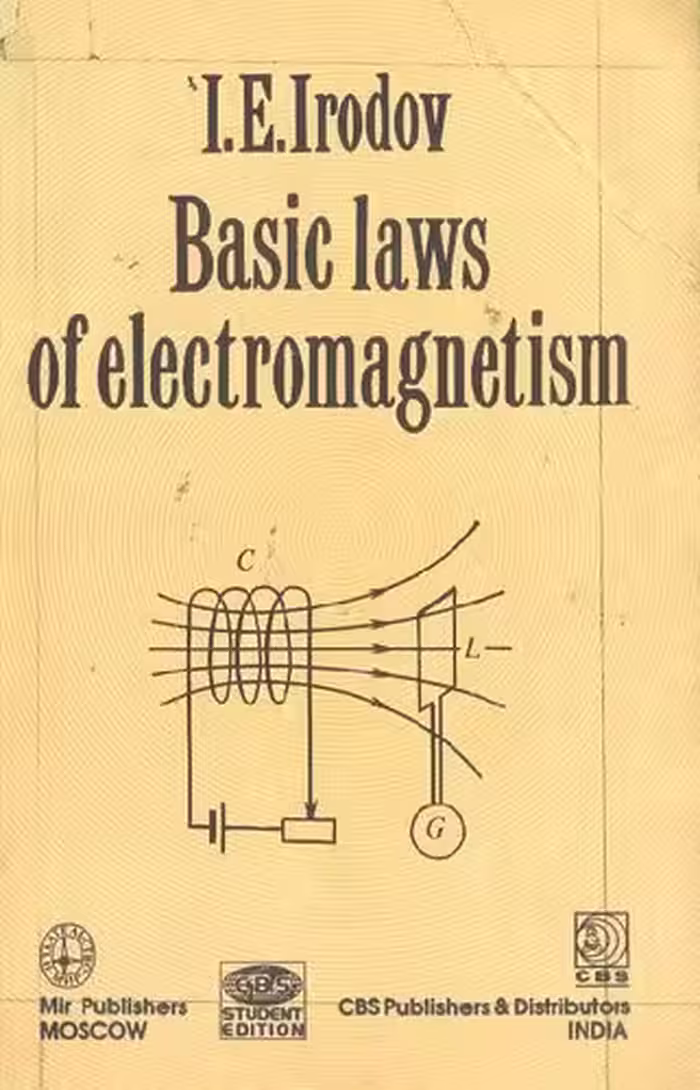 خرید و دانلود نسخه کامل کتاب Basic Laws of Electromagnetism