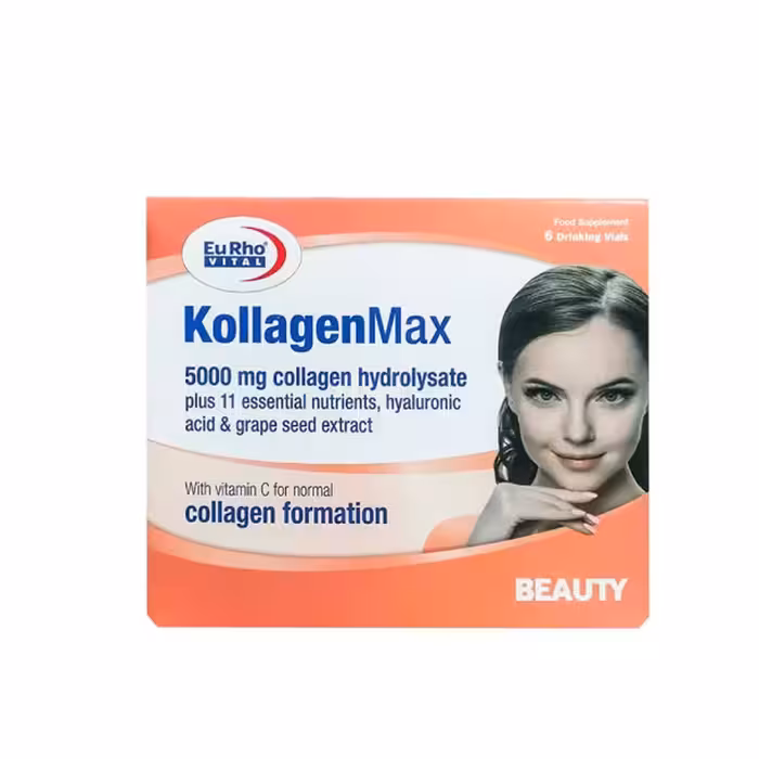 ویال کلاژن مکس یوروویتال 6 عدد