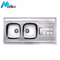 سینک اخوان کد 150sp روکار دو لگنه