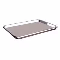 سینی استیل پزشکی سایز بزرگ، ابعاد 38 در 28 سانتی‌متر