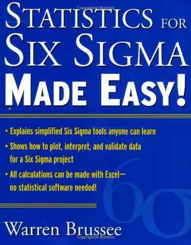 خرید و دانلود نسخه کامل کتاب Statistics for Six Sigma Made Easy