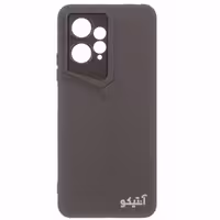 قاب ژله ای Porsche Design محافظ لنزدار مناسب برای Xiaomi Note12-4G-خاکستری