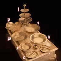 ست ظروف برنجی 433