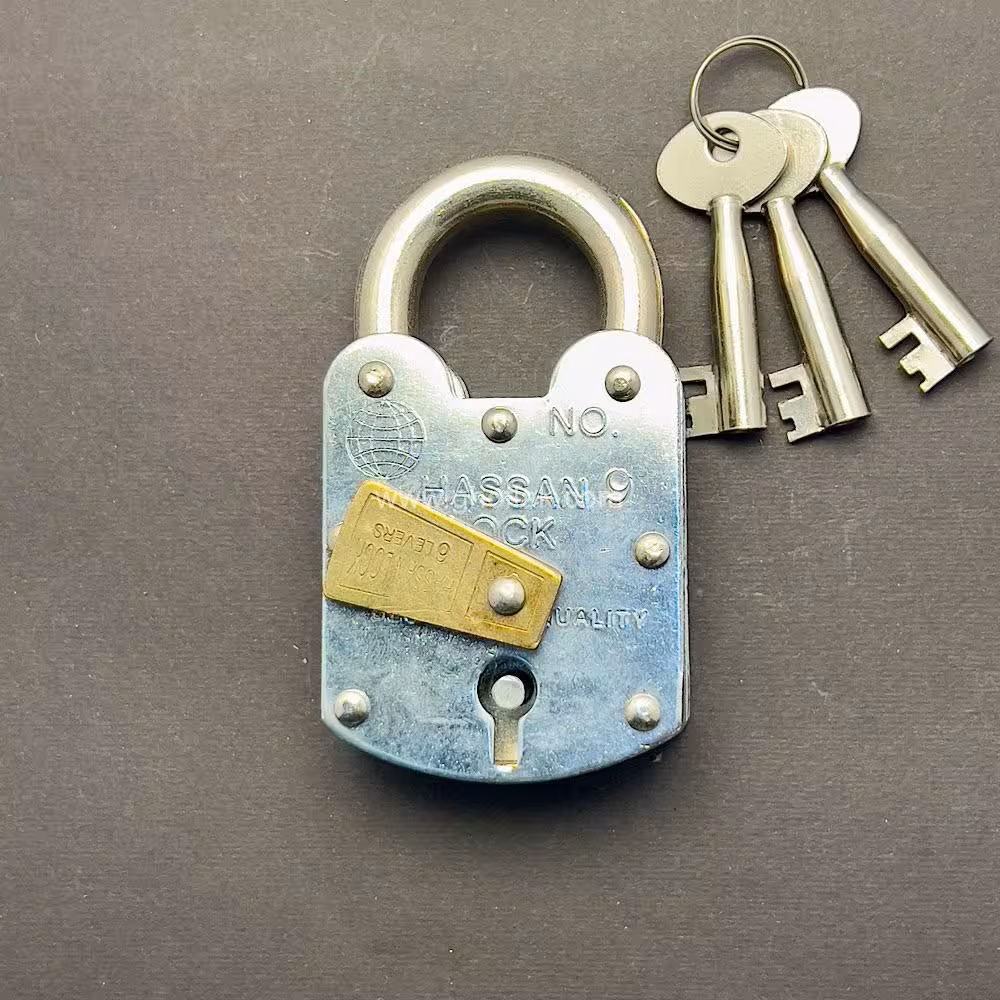 قفل آویز پاکستانی فولادی سایز 60