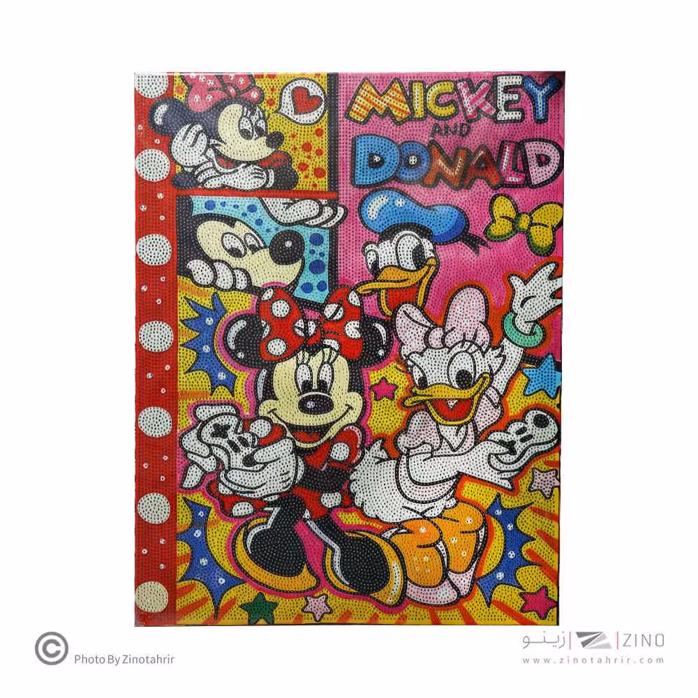 بوم نقاشی الماسی طرح فانتزی سایز50*40