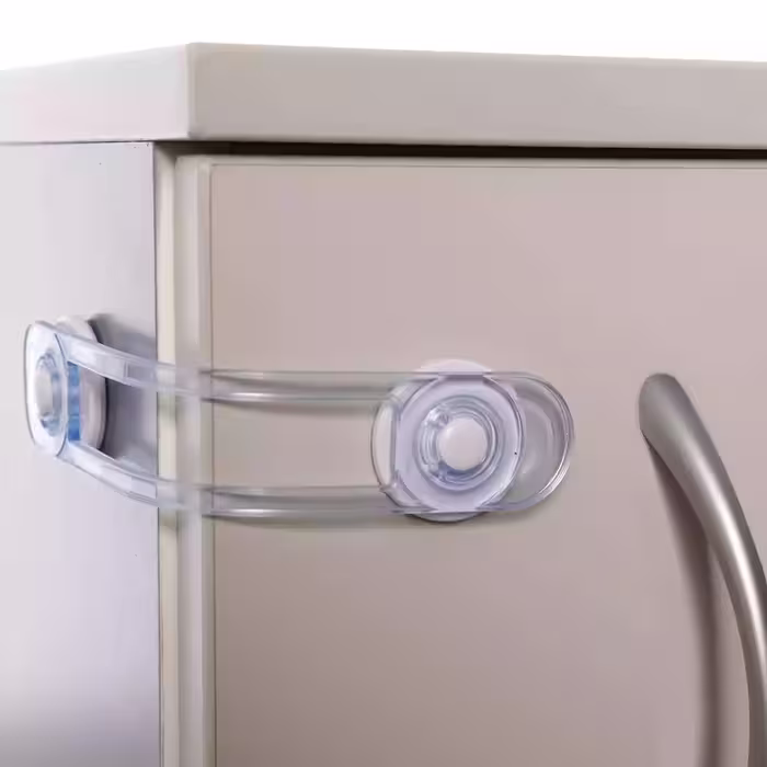 قفل کابینت کودک دو عددی مدل شفاف