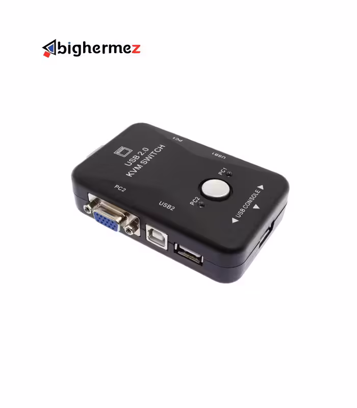 سوئیچ 2 پورت KVM پی نت مدل دستی