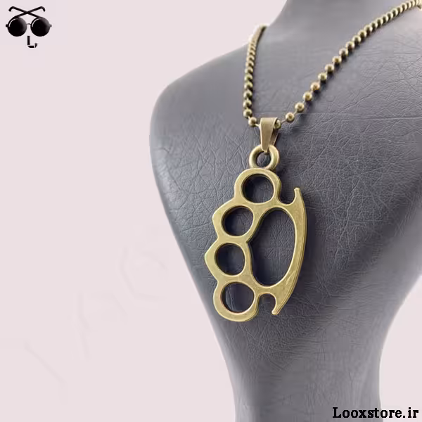 گردنبند طرح پنجه بوکس ارزان قیمت