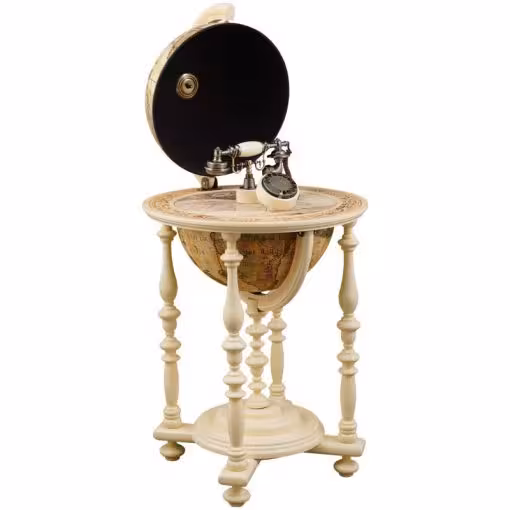 میز تلفن لوتوس کره چوبی کد TG-814 رنگ CR