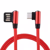 کابل شارژ USB به تایپ سی 90 درجه USB to Type-C 90 Degree