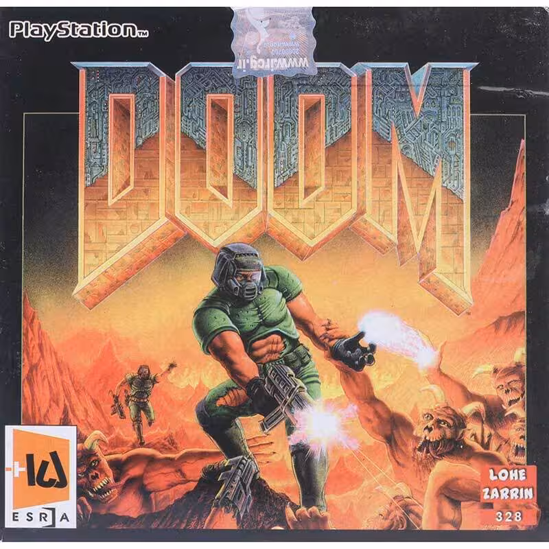 بازی DOOM لوح زرین مناسب برای PS1