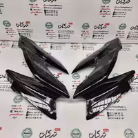 قاب ( فلاپ ) بغل کنسول بلوری چراغ موتور اپاچی 150 ، 60 و 180 جدید ( جفتی ) مشکی
