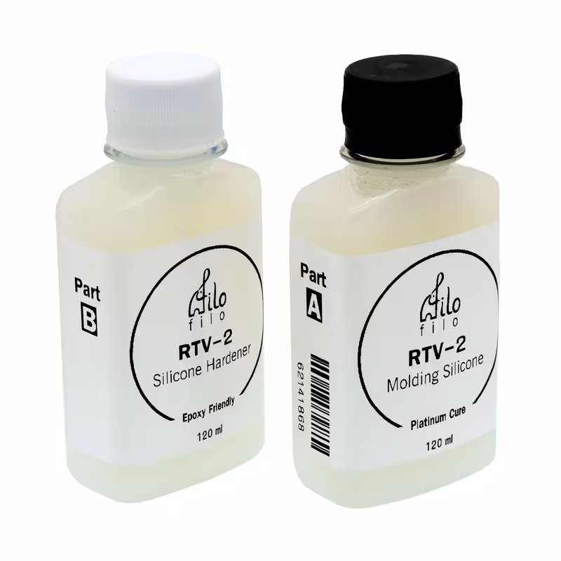 سیلیکون قالبگیری رزین اپوکسی فیلو مدل RTV2 مجموعه دو عددی | چاوه