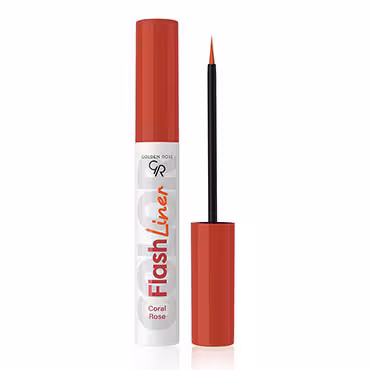 خط چشم رنگی گلدن رز مدل Flash Liner شماره 106 رز مرجانی
