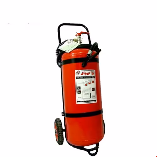 کپسول آتش نشانی 50 کیلوگرمی پودر و گاز بالن بغل توچال