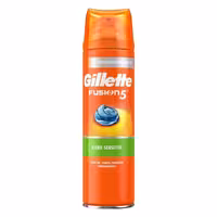 ژل اصلاح ژیلت Gillette مدل Fusion 5 حجم 200 میلی لیتر نارنجی سبز