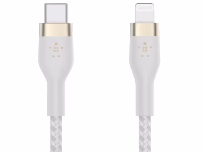 کابل فست شارژ Type-C به Lightning بلکین مدل CCL311bt1M به طول 1 متر