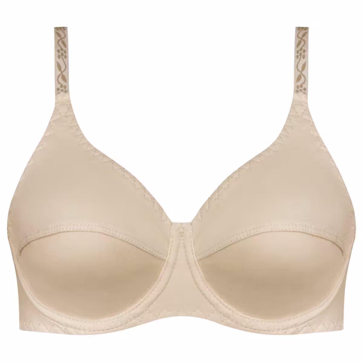 سوتین زنانه فنردار کرم کد 5044