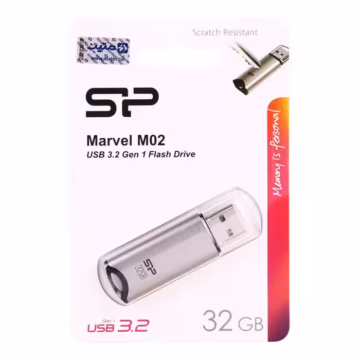 فلش 32 گیگ سیلیکون پاور Silicon Power Marvel M02 USB3.2