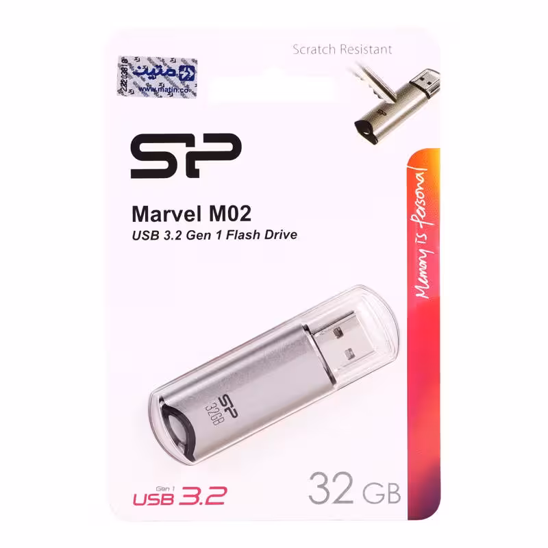 فلش 32 گیگ سیلیکون پاور Silicon Power Marvel M02 USB3.2