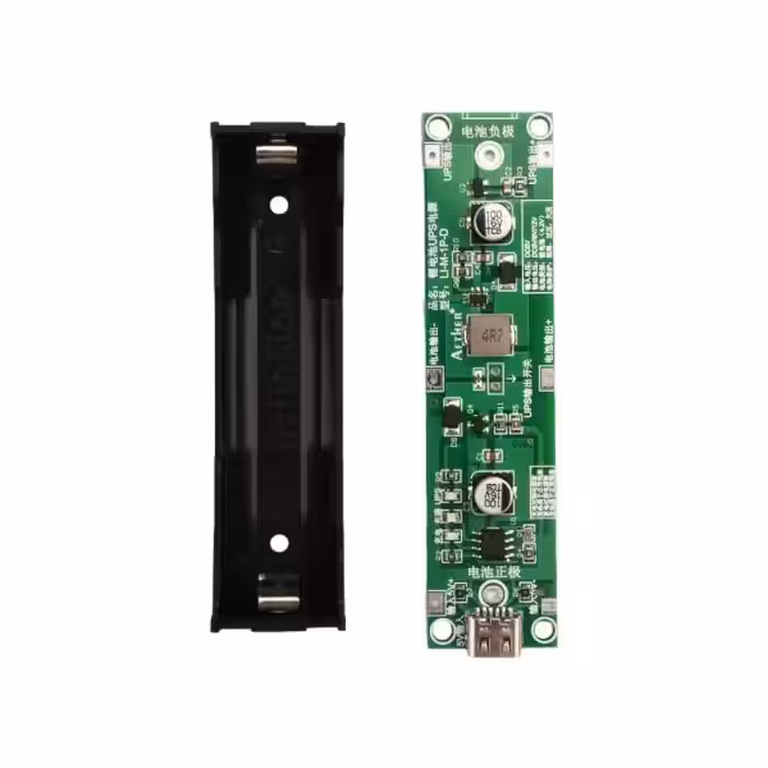 ماژول UPS و شارژر باتری 18650 لیتیومی تکی با خروجی 12 ولت