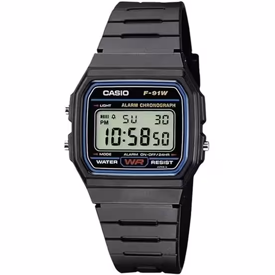 ساعت اسپرت کاسیو CASIO F-91W-1DG