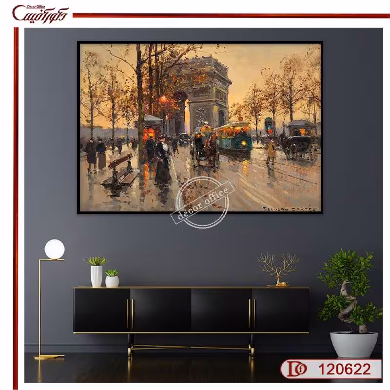 تابلو دکوراتیو منظره شهری R120622