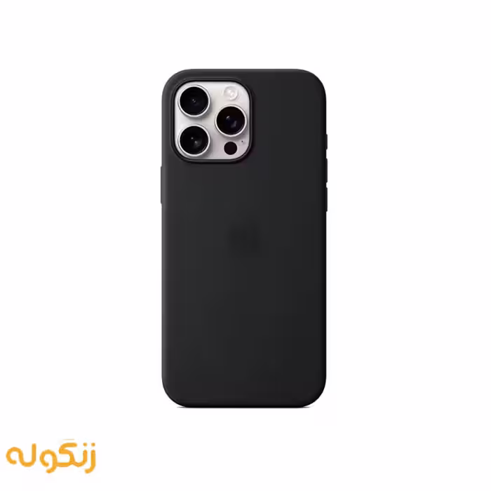 کاور سیلیکونی مناسب برای گوشی موبایل iPhone 16 pro max - زنگوله