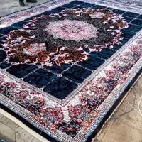 فرش طرح هیوا سرمه ای  700شانه 9متری حراجی