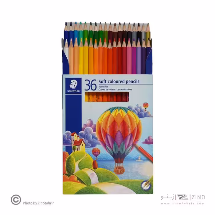 مداد رنگی36رنگ جعبه مقوایی سافت استدلرکد143 CD36 LI