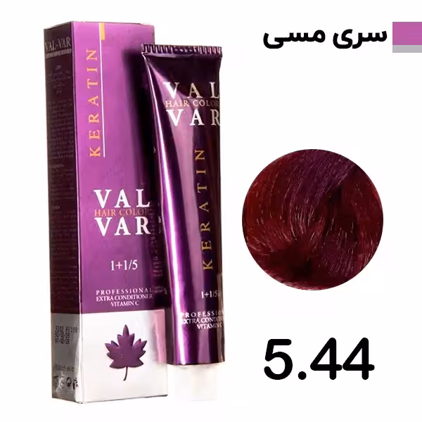 رنگ مو وال وار قهوه ای مسی روشن سری مسی شماره 5.44