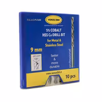 ست 10 عددی مته آهن سایز 9 میلی متر VENUS DSH