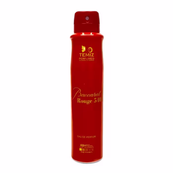 اسپری بدن زنانه تمیز مدل Baccarat Rouge 540 حجم 200 میلی لیتر