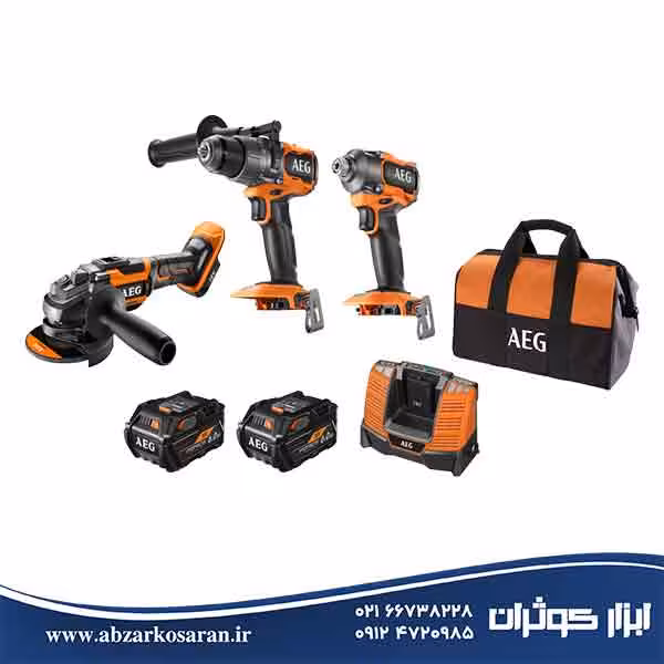 کیت 18 ولت آاگ AEG مدل A18X3B62B