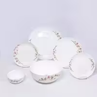 سرویس غذاخوری 26 پارچه 6 نفره گلدن اوپال مدل شهرزاد ژانتی درجه 3
