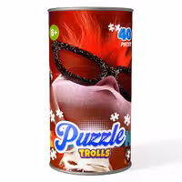 پازل 40 تکه کارتون ترول ها