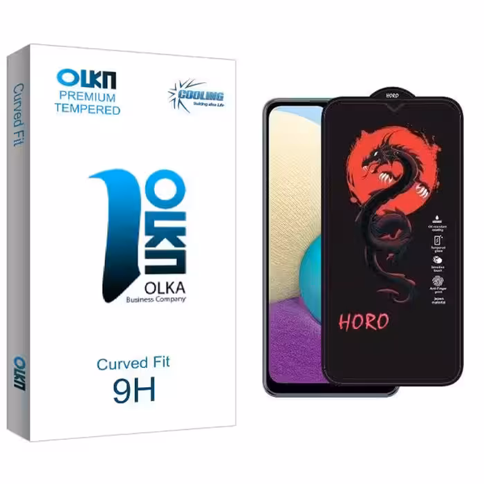 محافظ صفحه نمایش کولینگ مدل Olka Horo مناسب برای گوشی موبایل سامسونگ galaxy a02